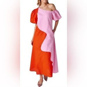 NWT Crosby by Mollie Burch Lovett colorblock Dress!